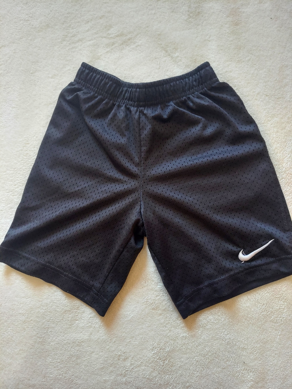 Nike Black Short Sleeve Athletic Tee with White Swoosh